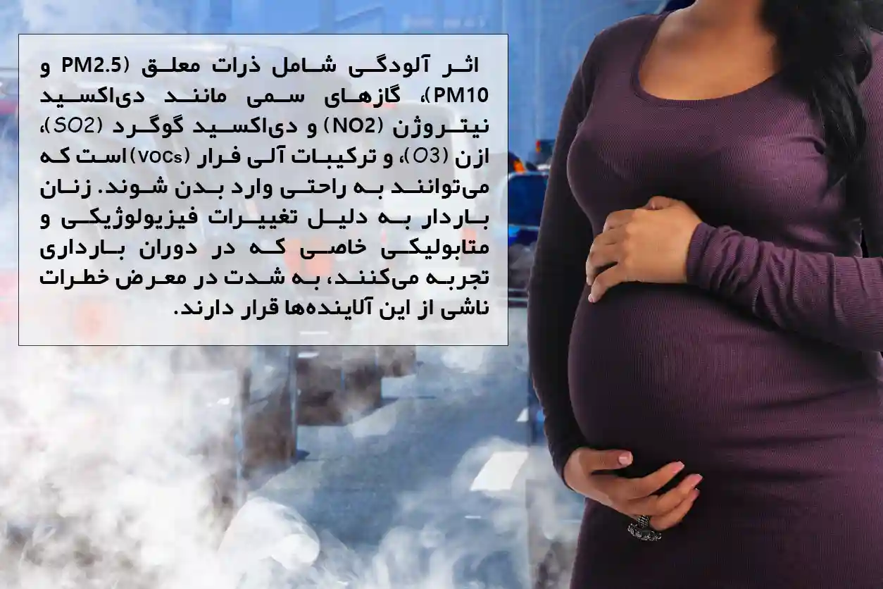 اهمیت تصفیه هوا در دوران بارداری - اثرات آلودگی هوا بر زنان باردار