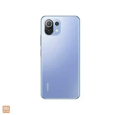 نمای پشتی Mi 11 Lite 8/128 آبی بدنه آبی گوشی شیائومی Mi 11 Lite 8/128 با دوربین پشت