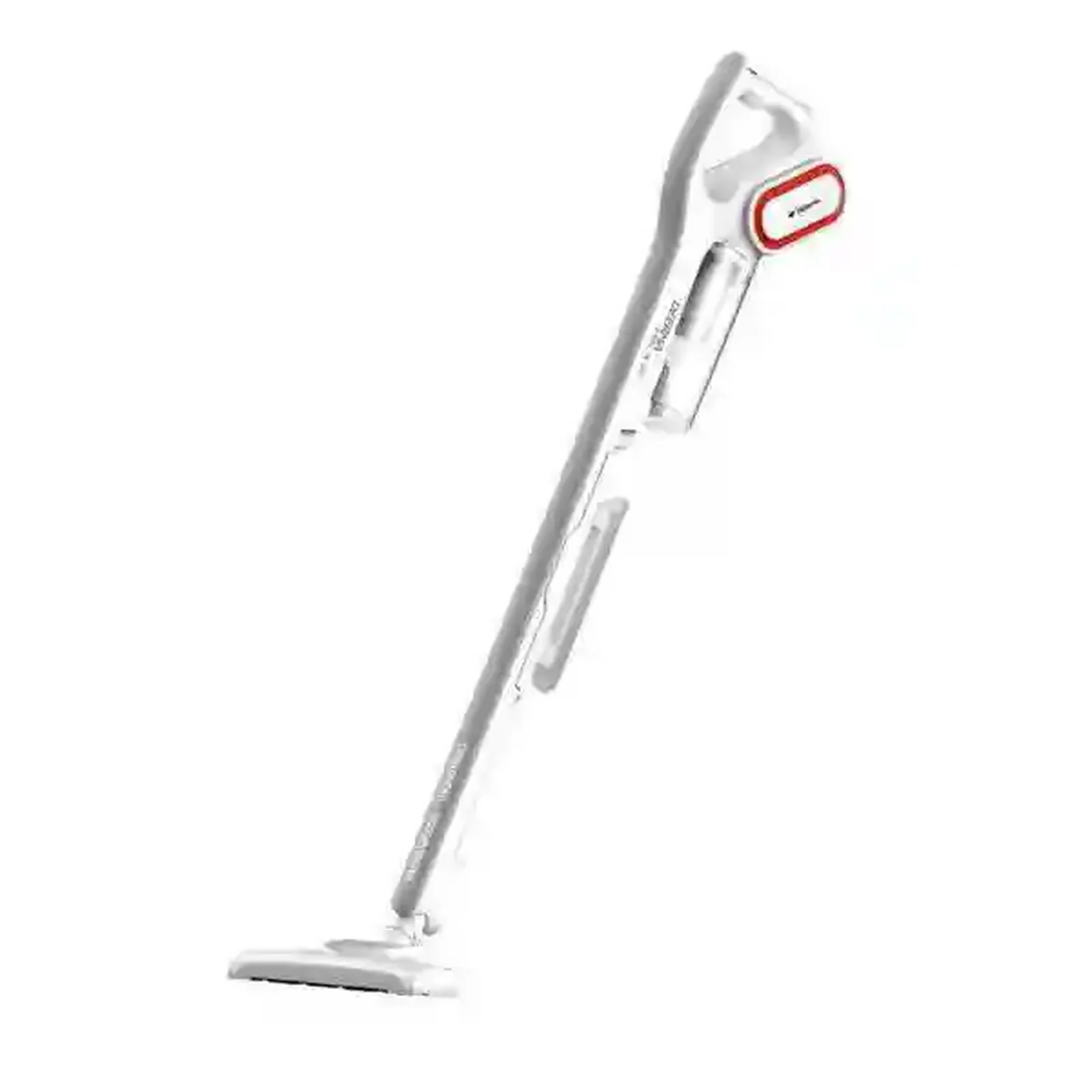 نمای کامل جاروبرقی شیائومی Deerma DX700 جاروبرقی عصایی سفید Deerma DX700 از نمای جانبی