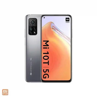 طراحی نمایشگر و پنل پشتی Xiaomi Mi 10T 5G خاکستری نمای جلو و پشت گوشی خاکستری شیائومی Mi 10T 5G 8/128