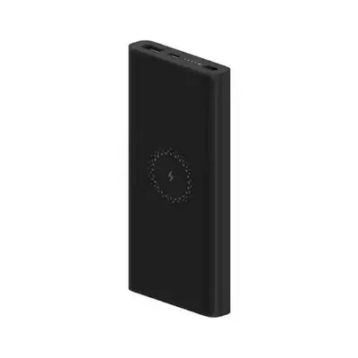 نمای سهرخ پاوربانک Xiaomi WPB15Z مشکی پاوربانک وایرلس مشکی شیائومی WPB15Z ظرفیت ۱۰۰۰۰ میلیآمپر
