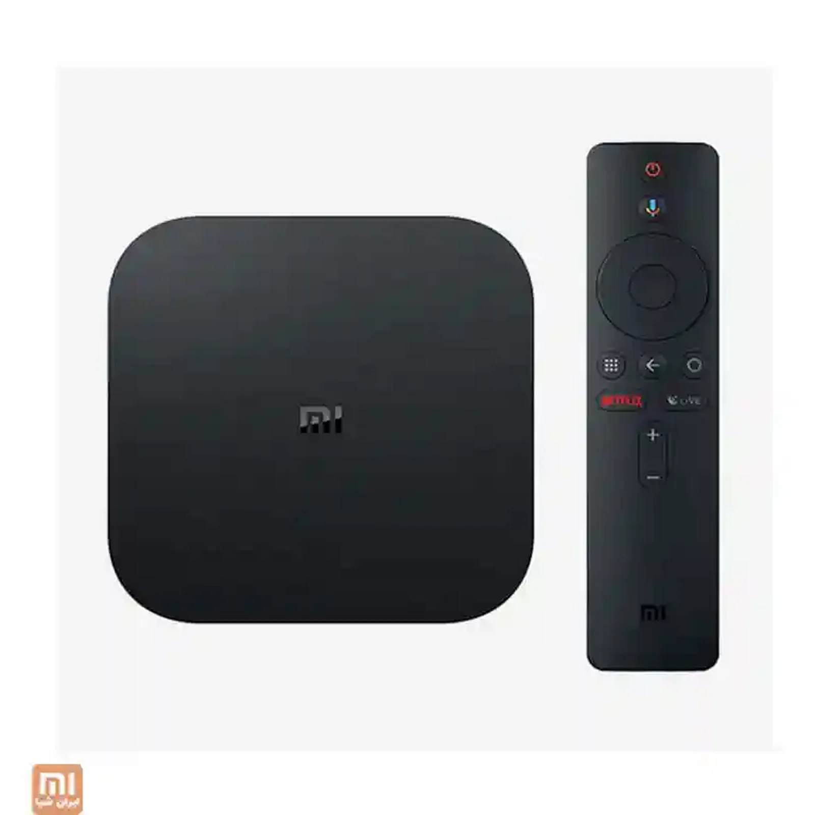 نمای اصلی تلویزیون باکس شیائومی Mi Box S پخش کننده تلویزیون شیائومی Mi Box S MDZ-22-AB همراه ریموت مشکی