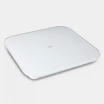 ترازو هوشمند سفید شیائومی Mi Scale 2 با سطح یکدست و گوشه‌های گرد