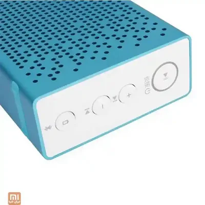 کلیدهای کنترل اسپیکر Xiaomi Square Box 2 پنل دکمههای اسپیکر آبی شیائومی Square Box 2 با کنترل صدا و پخش