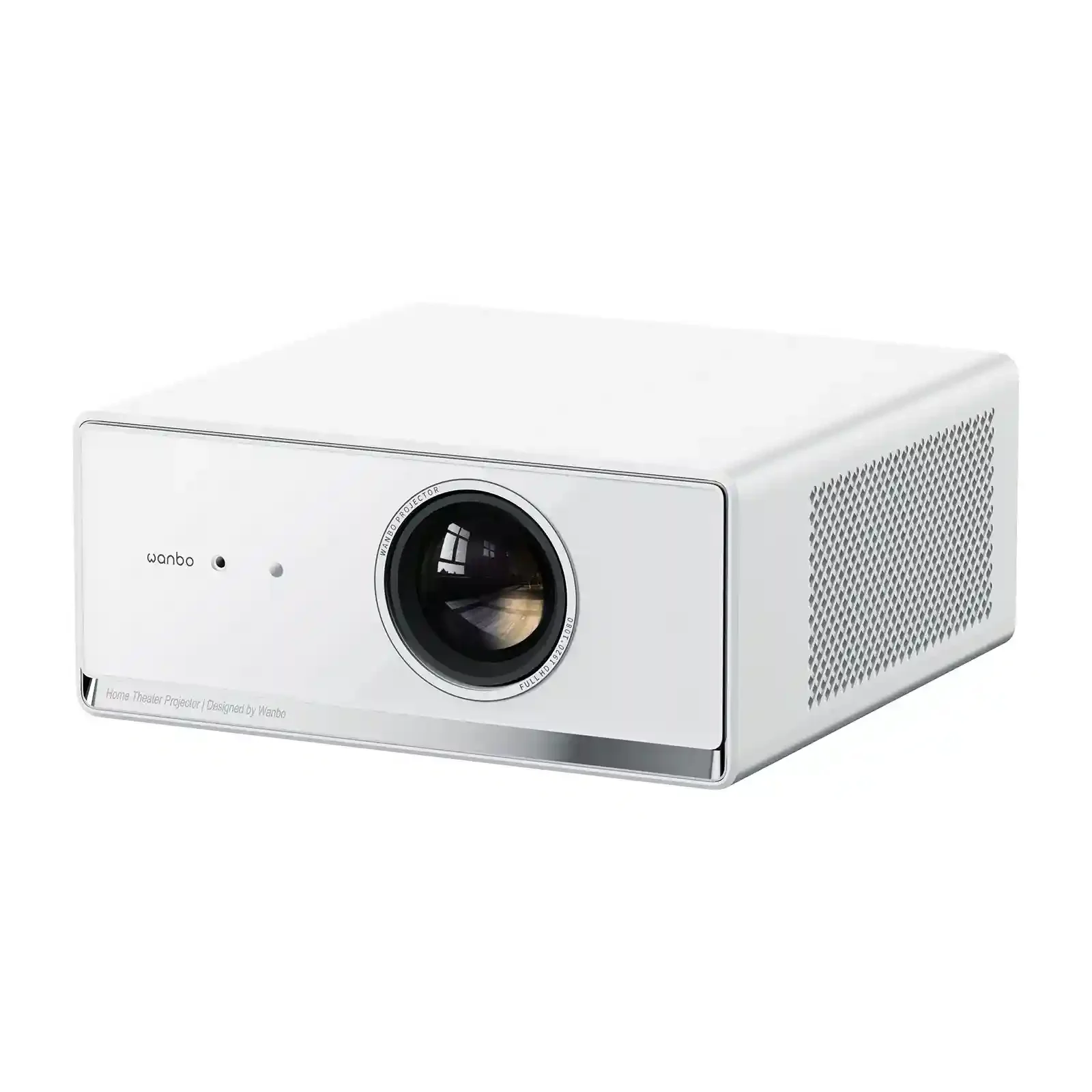 ویدئو پروژکتور شیائومی Wanbo X5 Air سفید با لنز بزرگ و بدنه مشبک