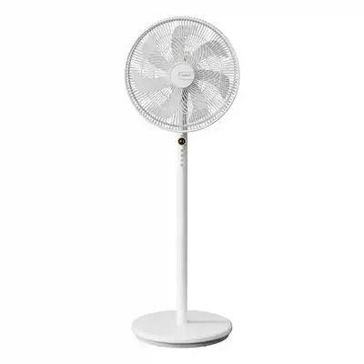 پنکه ایستاده سفید Deerma DEM-FD11W با نمایشگر دیجیتال روی پایه