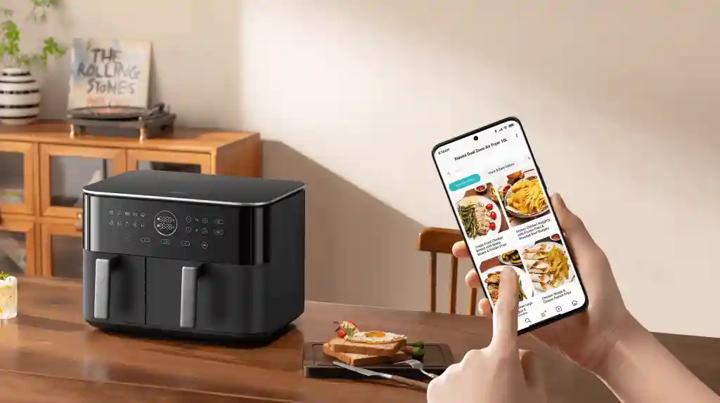 هواپز بدون روغن چند منظوره شیائومی مدل Xiaomi Dual Zone Air Fryer 10L MAF-D1001 - پخت همزمان 3 غذا - نمای 7