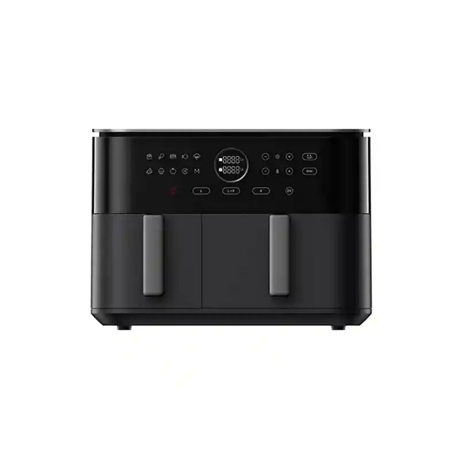 نمای کامل هواپز شیائومی MAF-D1001 ظرفیت ۱۰ لیتر هواپز دو مخزنه Xiaomi Dual Zone Air Fryer 10L MAF-D1001 مشکی
