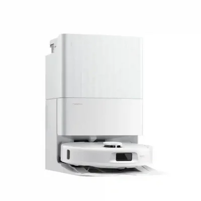 تصویر اصلی جارو رباتیک روبوراک مدل Roborock Qrevo 798 همراه ایستگاه سفید جارو رباتیک روبوراک مدل Roborock Qrevo 798 سفید داخل داک بلند از نمای روبهرو