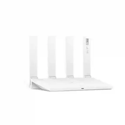 طراحی باریک روتر هواوی AX3 AX3000 از جلو نمای روبهروی روتر Huawei AX3 Wi-Fi 6 چهارآنتنه
