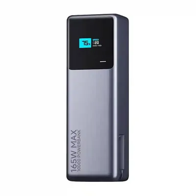 نمای اصلی پاوربانک شیائومی PB1165MI 165W پاوربانک Xiaomi PB1165MI ظرفیت ۱۰۰۰۰ با توان ۱۶۵ وات و نمایشگر
