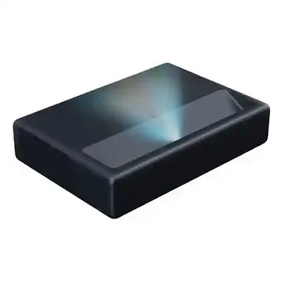 سامانه اپتیکی پروژکتور کوتاهبرد Mi 4K Laser 150 تابش نور آبی از محفظه پروژکتور لیزری مشکی Xiaomi Mi 4K Laser 150