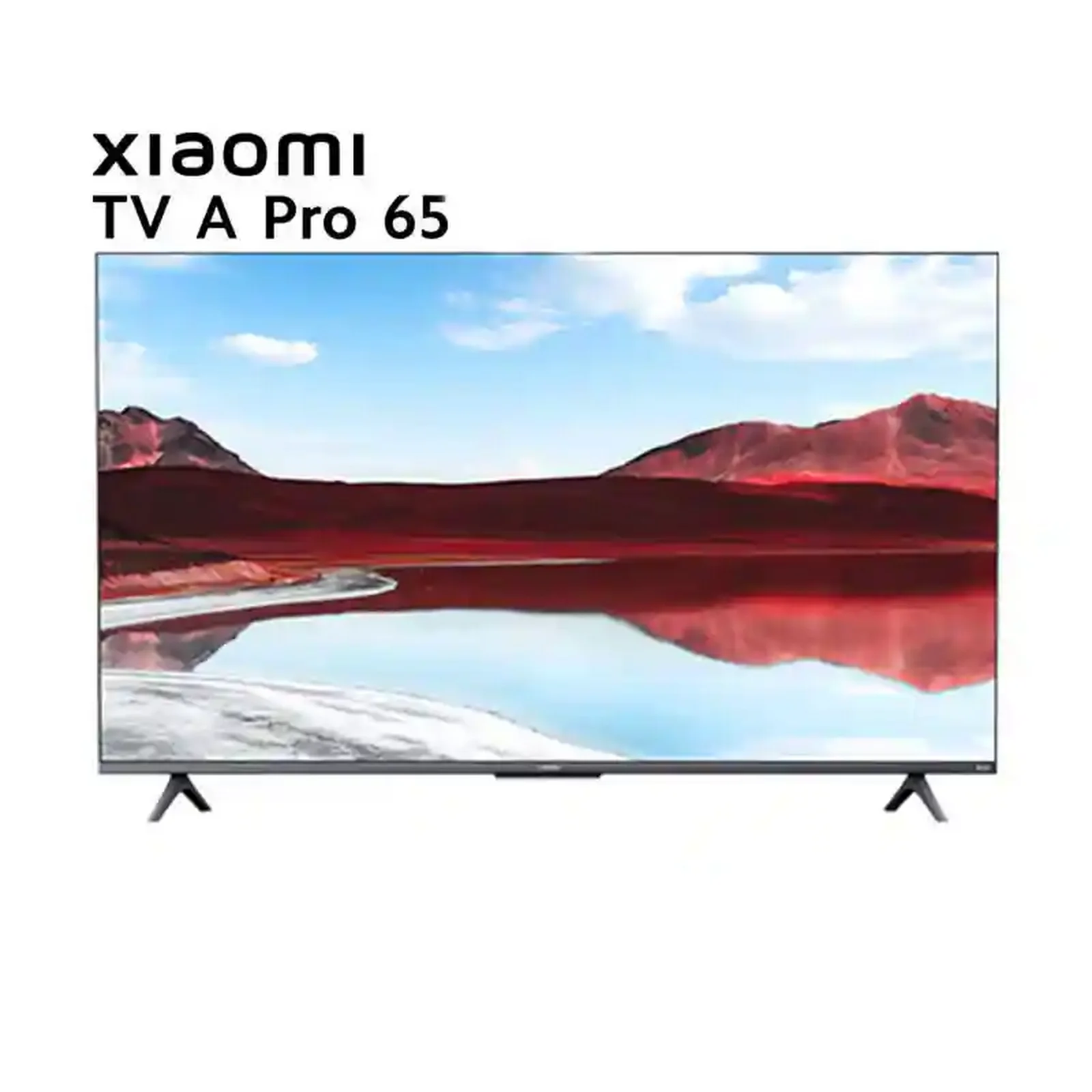 نمای روبهروی تلویزیون شیائومی A Pro 65 اینچ تلویزیون هوشمند Xiaomi TV A Pro 2026 سایز ۶۵ اینچ