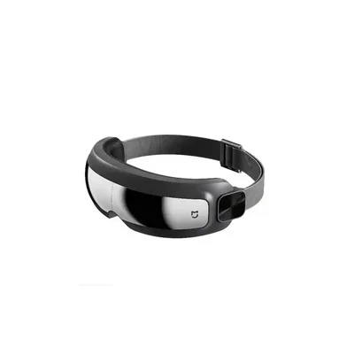 نمای اصلی ماساژور هوشمند چشم میجیا MJYBAM01YMYY ماساژور چشم Xiaomi Mijia MJYBAM01YMYY با پنل نقرهای و بند مشکی