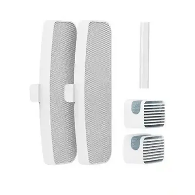 بسته فیلتر آبخوری شیائومی Smart Pet Fountain محتویات بسته دو عددی فیلتر آبخوری حیوانات شیائومی با قطعات سفید توریدار