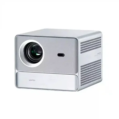 نمای اصلی ویدئو پروژکتور WANBO DaVinci 1 Pro ویدئو پروژکتور WANBO DaVinci 1 Pro سفید از نمای سهرخ جلو