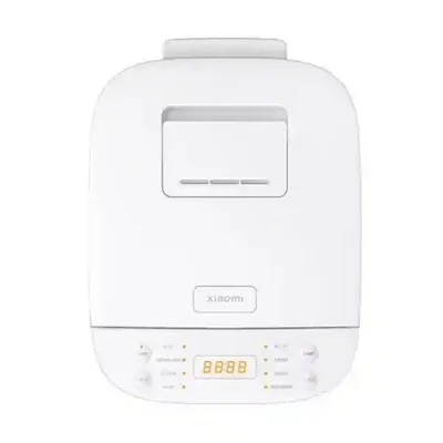 درب و صفحه کنترل Xiaomi Rice Cooker MFB120A نمای بالای پلوپز شیائومی MFB120A سه لیتری با پنل دیجیتال