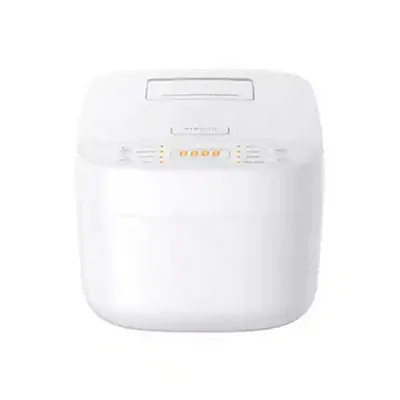 نمای اصلی پلوپز Xiaomi MFB120A 3L پلوپز سفید شیائومی MFB120A ظرفیت ۳ لیتر پک گلوبال