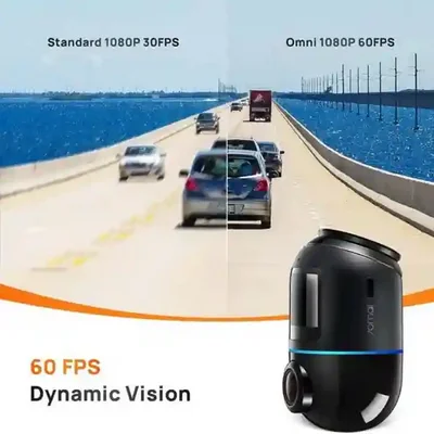 مقایسه فیلم‌برداری ۳۰ و ۶۰ فریم دوربین 70mai Omni X200