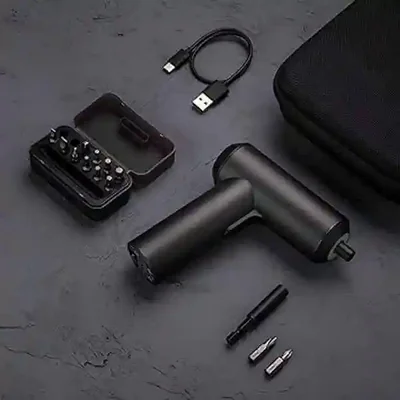 لوازم همراه پیچ گوشتی Mijia MJDDLSD001QW کیت کامل پیچ گوشتی شارژی Mijia با کیف و کابل شارژ
