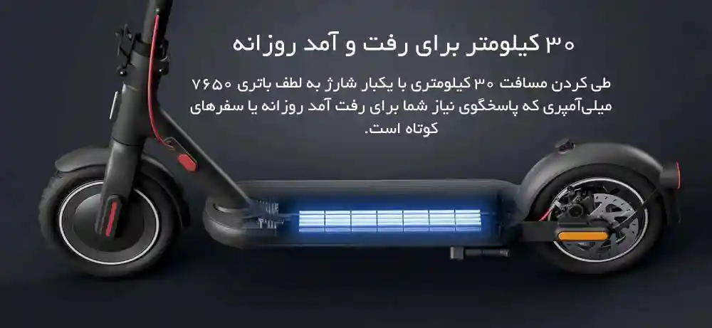اسکوتر برقی شیائومی مدل 4 - رابط کاربری جدید در Mi Home، دنیایی از امکانات جدید! - نمای 3