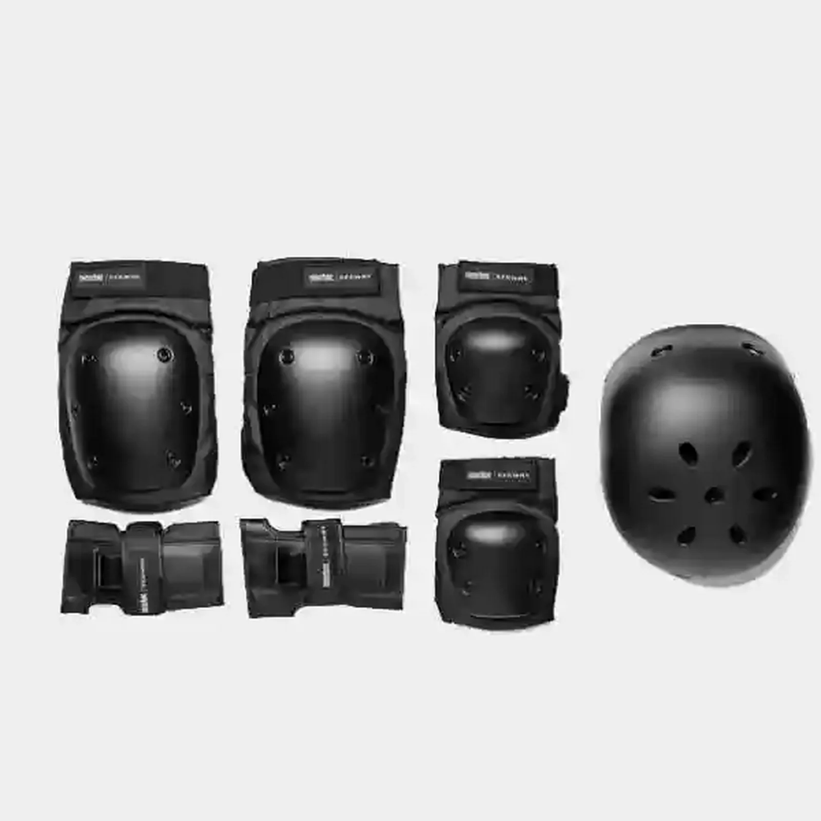 کلاه و محافظهای زانو آرنج و مچ Ninebot HJTZ01 ست کامل لوازم ایمنی اسکوتر Ninebot HJTZ01 مشکی
