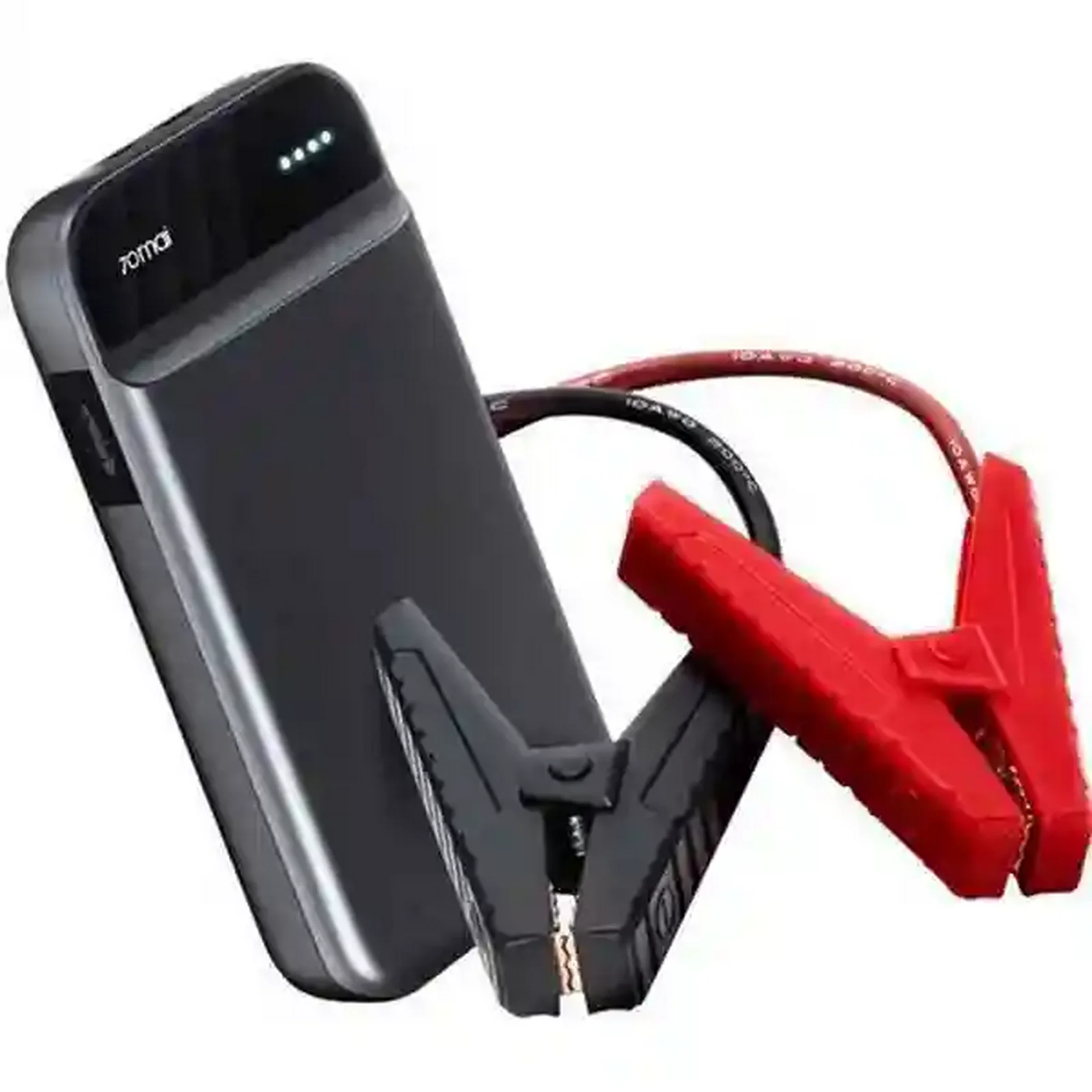 جامپ استارتر 70mai Midrive PS01 همراه گیره‌های قرمز و مشکی باتری