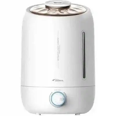 دستگاه بخور و رطوبت ساز Deerma F500 سفید نمای اصلی دستگاه بخور سرد سفید Deerma F500 با نشانگر سطح آب