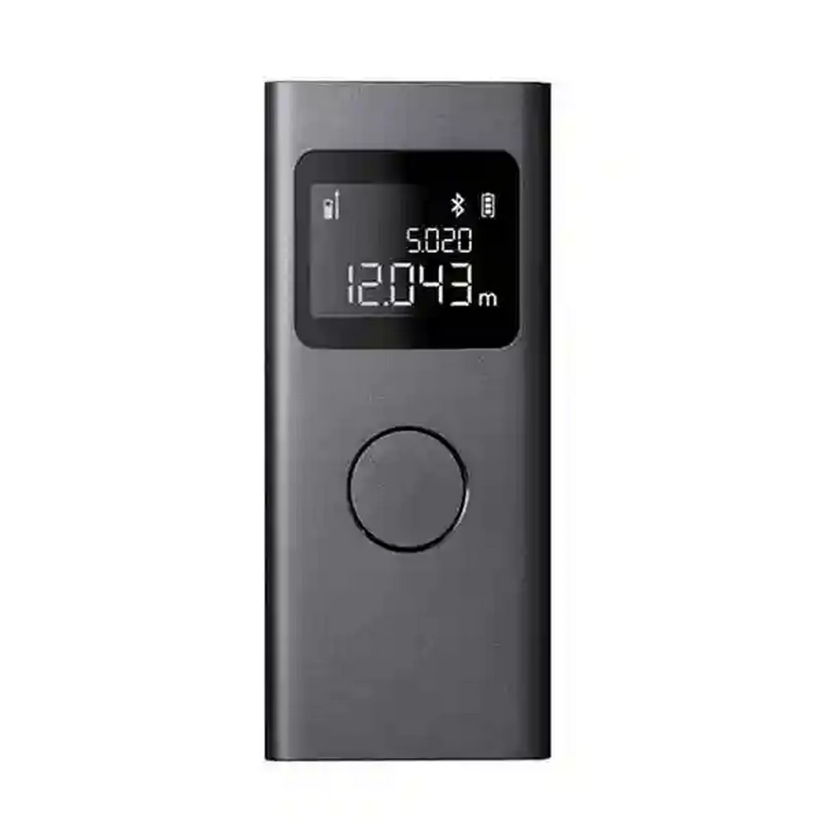 متر Xiaomi Smart Laser Rangefinder از نمای روبهرو متر لیزری هوشمند شیائومی MJJGCJYD001QW با نمایشگر دیجیتال