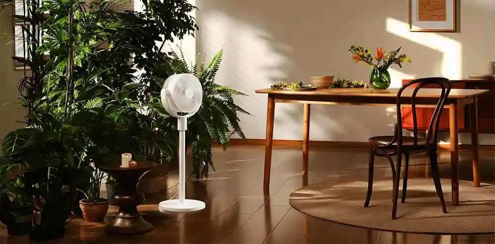 پنکه ایستاده هوشمند شیائومی Xiaomi Smart Standing Air Circulation Fan BPLDS11DM - نوسان با زاویه گسترده؛ خنکی در تمام فضای ات