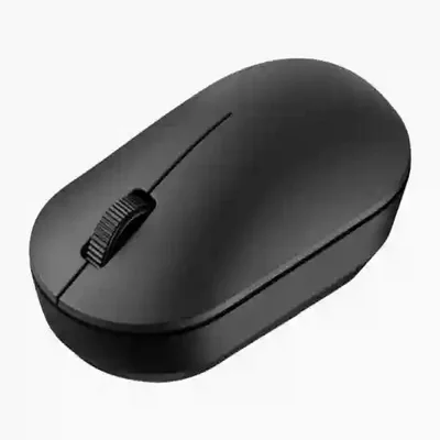 طراحی بدنه موس Lite 2 XMWXSB02YM نمای نزدیک زاویهدار موس مشکی Xiaomi Lite 2