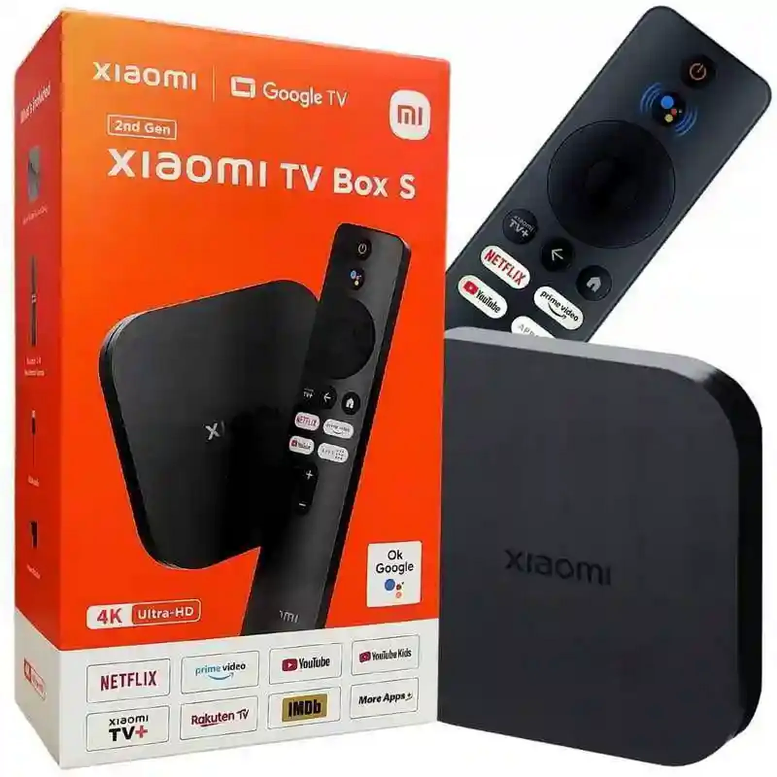 شیائومی TV Box S نسل دوم MDZ-28-AA با ریموت و جعبه