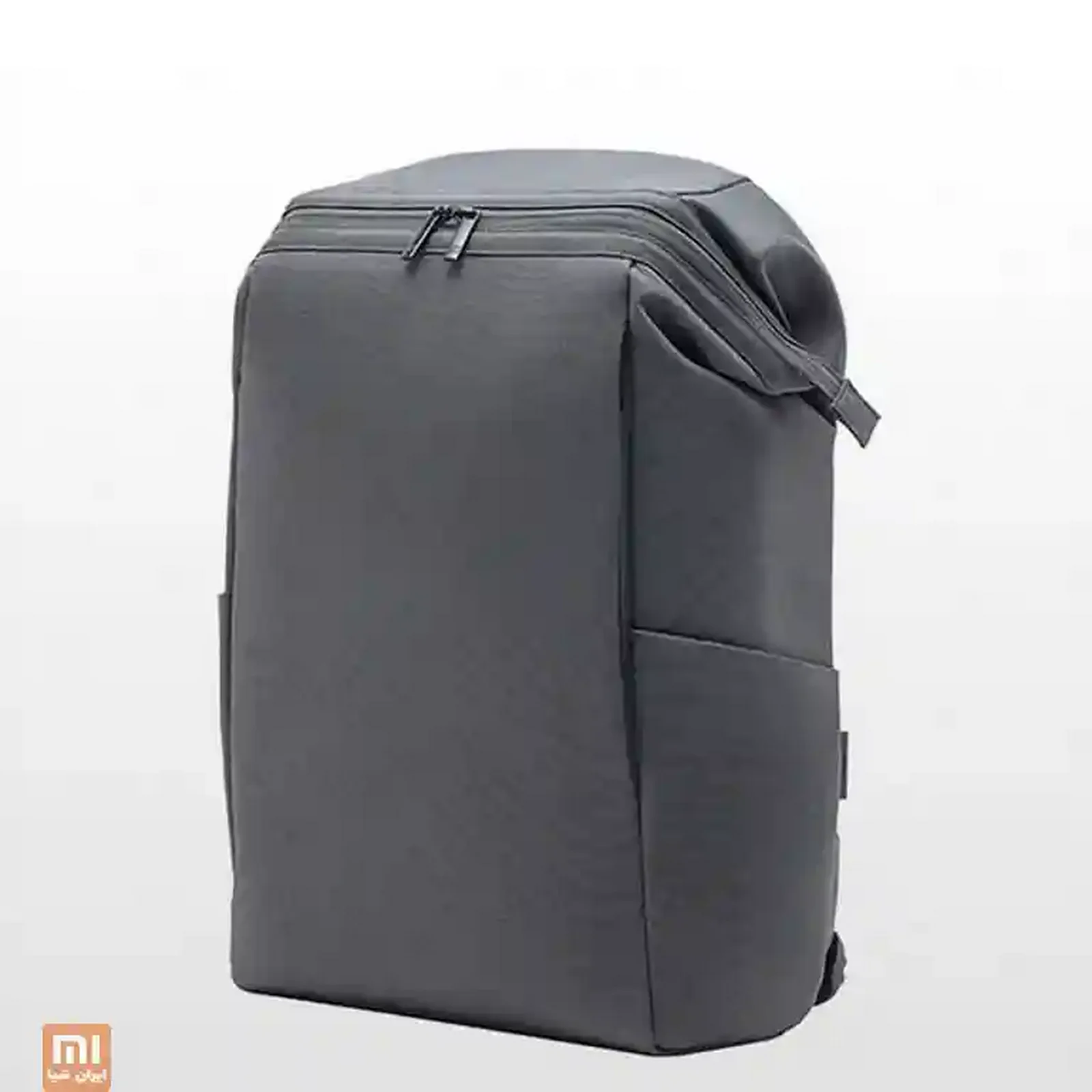 نمای اصلی کوله ضد آب شیائومی 90fen کوله پشتی خاکستری ضد آب Xiaomi 90fen Commuting Bag از زاویه سهرخ