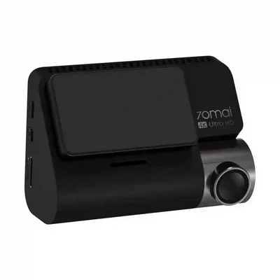 نمای نزدیک دوربین اصلی 70mai Dash Cam A800S Plus دوربین جلوی مشکی 70mai A800S Plus با لنز نقرهای 4K