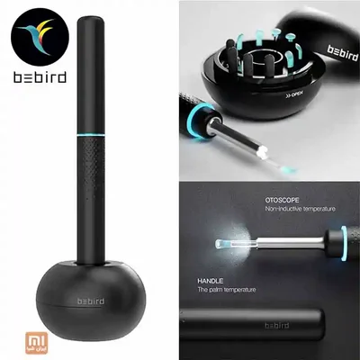 پایه سری‌های گوش پاک کن Bebird M9 Pro و نمایش دمای ایمن دسته