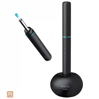 گوش پاک کن هوشمند شیائومی Bebird M9 Pro مشکی روی پایه نگهدارنده