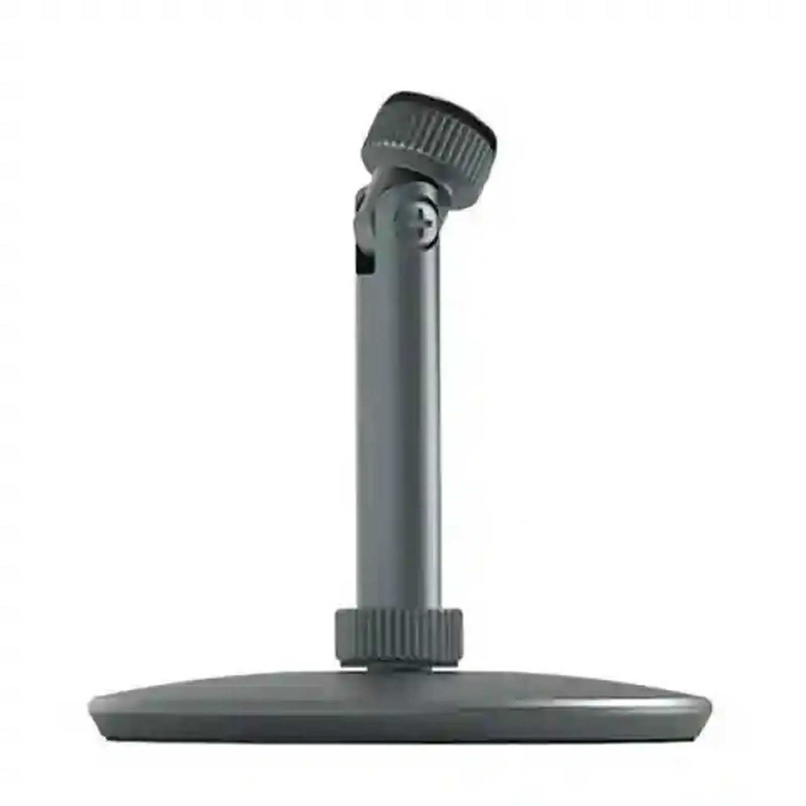 پایه تراز و زاویهسنج لیزری Holder BR1 نمای جانبی پایه نگهدارنده تراز لیزری Holder BR1 با ستون خاکستری و کف بیضی