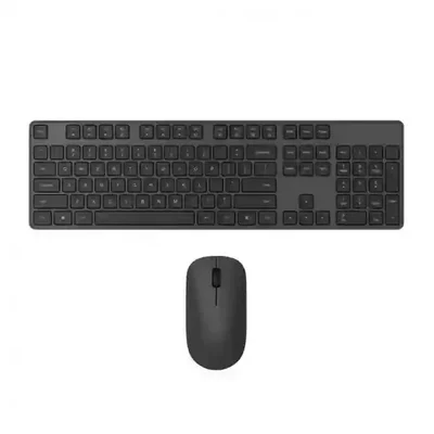 چیدمان کامل ست Xiaomi WXJS01YM نمای بالای موس و کیبورد بیسیم شیائومی WXJS01YM