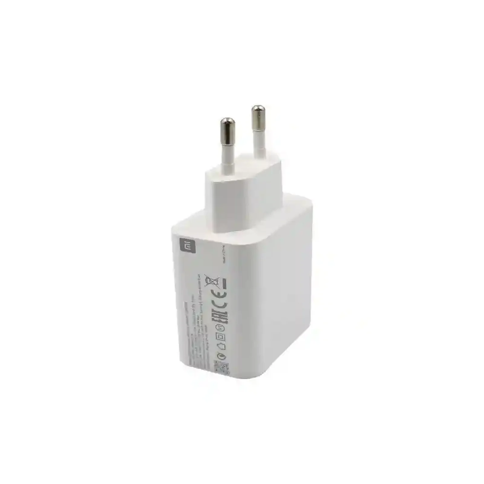 نمای اصلی شارژر شیائومی MDY-11-EZ آداپتور ۳۳ وات شیائومی MDY-11-EZ سفید با دوشاخه اروپایی