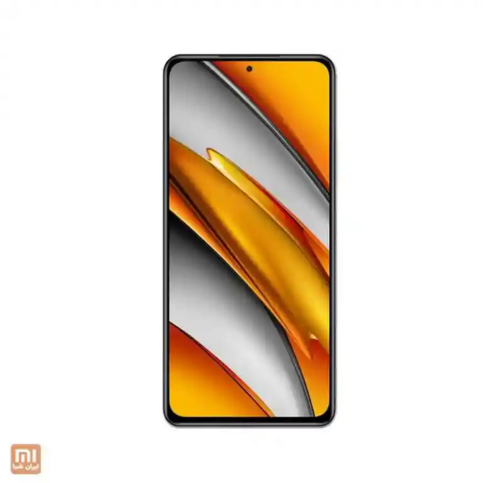 نمای جلوی گوشی شیائومی Poco F3 8/256 با صفحه حفره‌دار