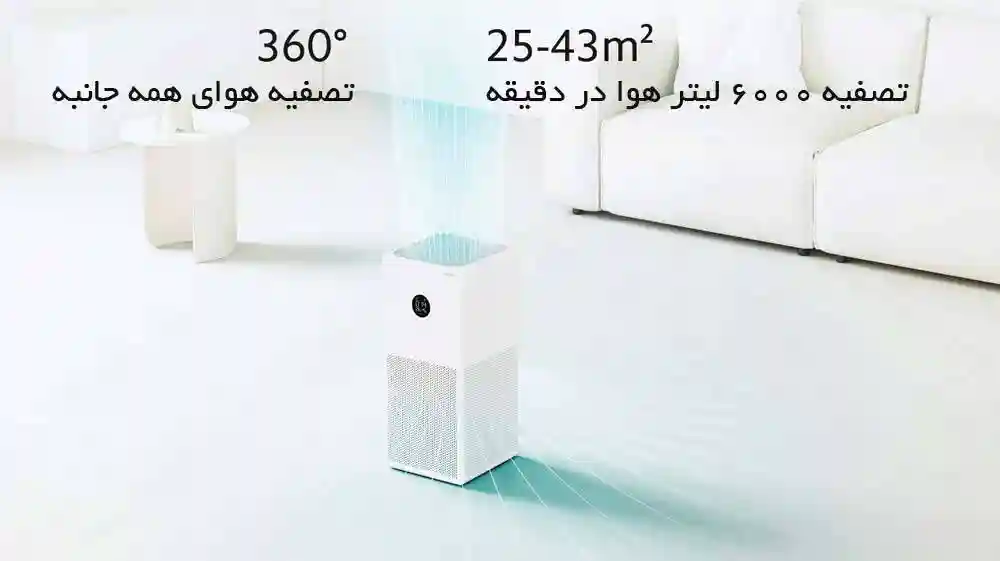 تصفیه هوای شیائومی مدل Air Purifier 4 Lite (گلوبال) - تصویر توضیحات 5