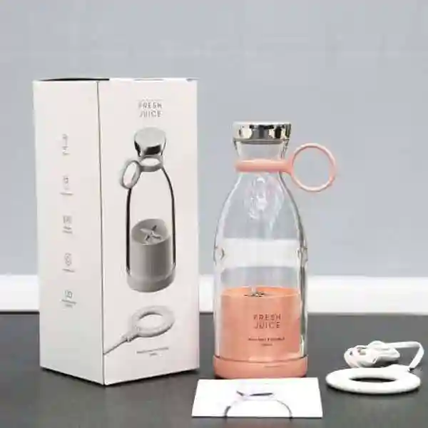 جعبه مخلوط‌کن Fresh Juice، دستگاه، پایه شارژ و دفترچه