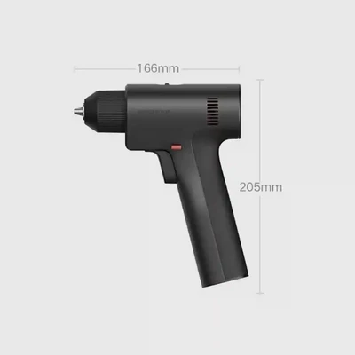 ابعاد Mijia Brushless Drill 2 ابعاد بدنه دریل شارژی Mijia Brushless Drill 2