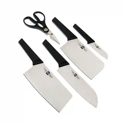 چاقوی آشپزخانه شیائومی مدل HuoHou Knife Set HU0057 ست 5 تایی چاقوی آشپزخانه شیائومی مدل HuoHou Knife Set HU0057 ست 5 تایی